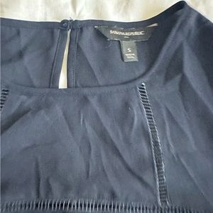 Banana republic navy peplum - small